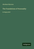 Abraham Myerson | The Foundations Of Personality | Taschenbuch | Englisch (2025)