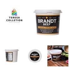 Brand Tallow   100 Pure Beef Tallow  64 oz 4 lb Tub for Cooking, Skincare, ...