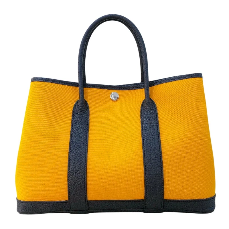 Hermes — HERMES Garden Party TPM Toile Canvas Tote U Stamp #OKB2055
