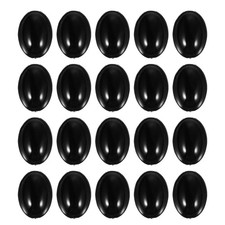 100Pcs Black Oval Plastic Safety Nose Eyes for Dolls Crochet Stuffed Animals