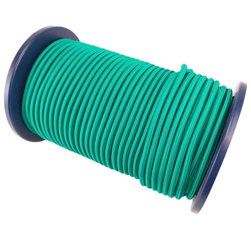 Cable de choque con cuerda elástica verde esmeralda de 10 mm amarre UV estable - Imagen 4 de 7