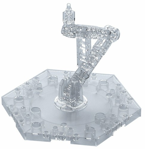 BANDAI Gundam ACTION BASE 5 Clear 1/144 Scale Display Stand - Afbeelding 1 van 4