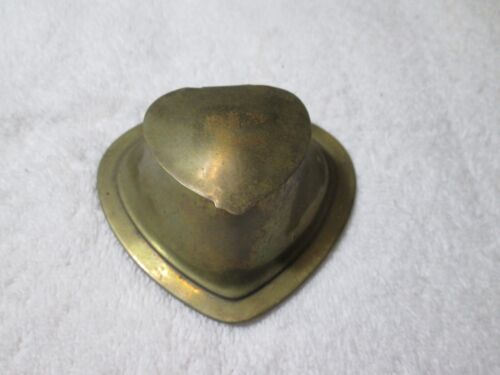 Tintero antiguo de latón con tapa - Imagen 2 de 6