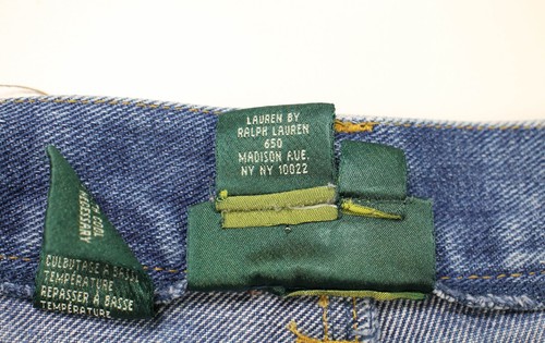 Lauren Ralph Lauren Jeans Donna MEDIUM Whiskers Sbiaditi Slim Fit - Foto 7 di 8