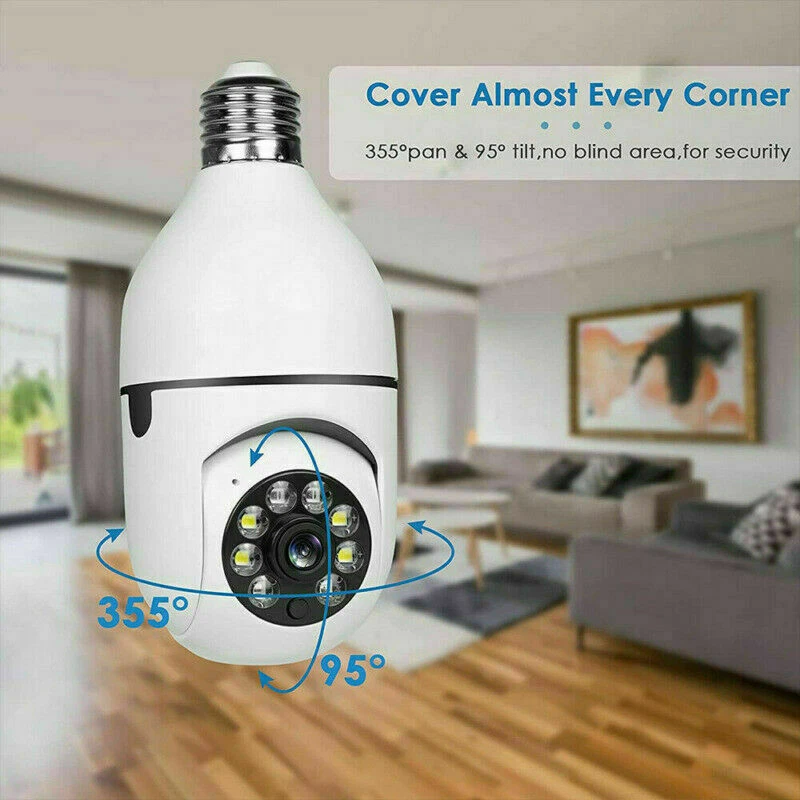 panoramic wifi bulb camera