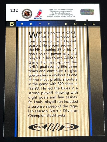 Hockey 1993 Upper Deck ( 1-235) - U PICK - Sharp High Grade Cards - NRMT to MINT - Picture 435 of 437