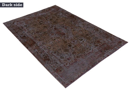 Tappeto Persiano Vintage Intrecciato A Mano 296x202 Cm - Orient, Tappeto, Blu - Foto 4 di 15