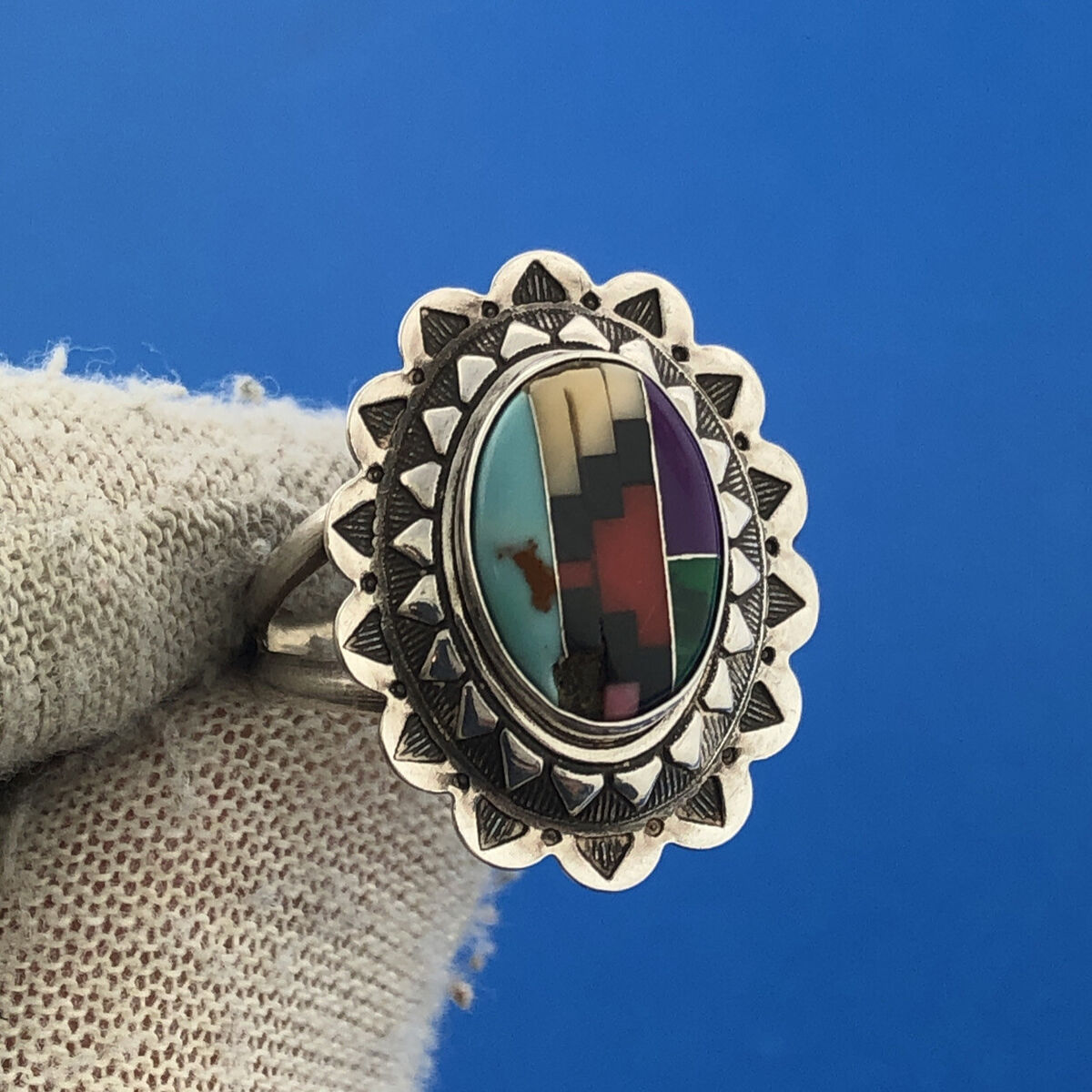 Fuligo】natural stone ring トルマリン SV
