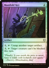 MTG FOIL Manifold Key  - Commander Legends: Battle for Baldur's Gate #319