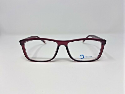 Modern Eyeglasses Frames RELEVANT 54-14-140 Burgundy Full  display picture 1