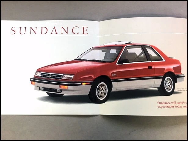 1989 Plymouth Sundance 18-page Original Dealer Sales Brochure Catalog — 第 3/4 张图片