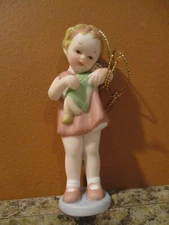 Vintage Love is Blind H 1800 Bessie Pease Gutmann Figural Ornament New Girl Doll