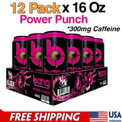 VPX Bang Energy Drinks Power Punch, NO Sugar SUPER ...