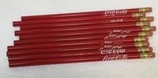 (10) COKE RED LEAD PENCILS   UNSHARPENED  NEVER USED