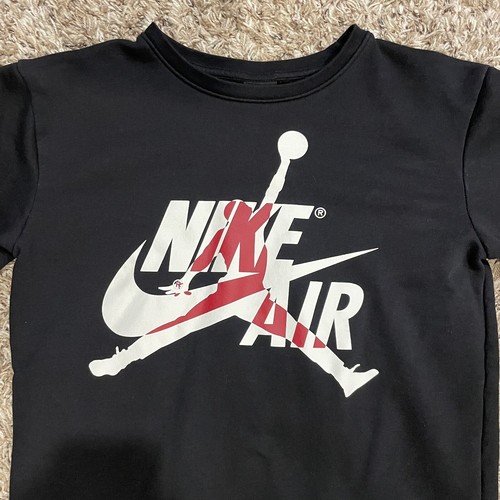 Air Jordan Crewneck Sweatshirt Youth Size L (12-13) Black Jumpman Graphic - Picture 3 of 7