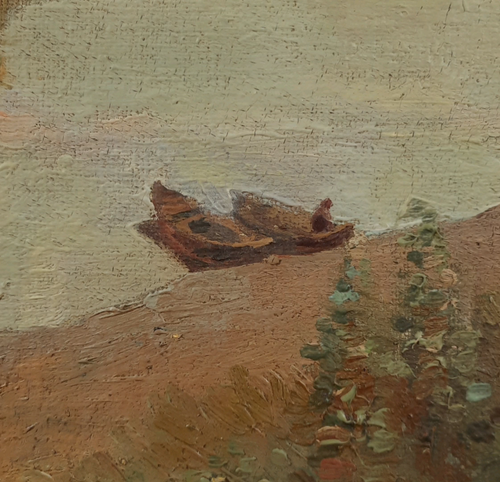 Kopie von Levitan’s Evening Bells, Vintage Ölgemälde, Herbst Flusslandschaft - Video 1 von 1