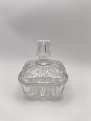 Vintage Glass Antique Candy Sweet Dish with Lid Bowl | Gift Pretty Cute Shop VGC - Picture 5 of 13