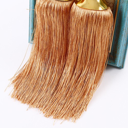 2x Curtain Tie Backs Tassel Rope Ball Tiebacks Window Modern Home Decor Vintage - Picture 6 of 14