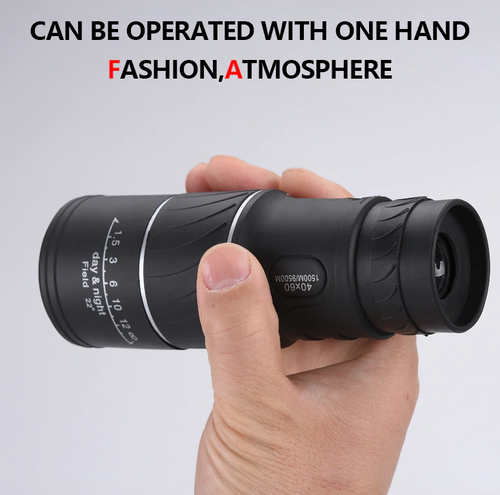 40X60 Monocular Binoculars With Night Vision BAK4 Prism High Power Waterproof - Picture 11 of 18