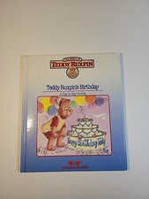 Teddy Ruxpin The Story of Teddy Ruxpin's Birthday HC Book Vintage 1985
