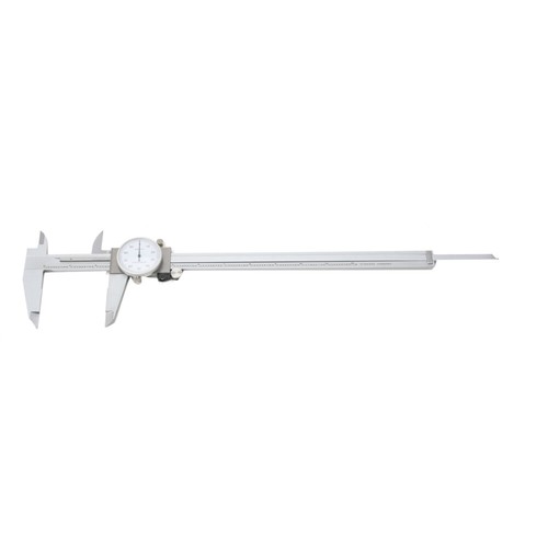 Shockproof Dial Caliper, 0.1" per Revolution, 0-12" Range, 0.001" Accuracy &Case - Picture 10 of 12
