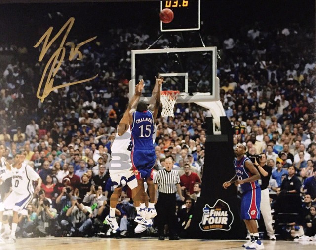 Mario Chalmers Kansas Jayhawks 2008 Champ signed autographed 8x10 photo Reprint Mario Chalmers Kansas Jayhawks 2008 Champ signed autographed 8x10 photo Reprint