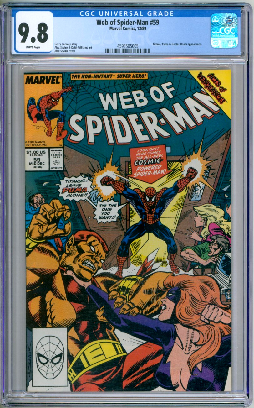 Web of Spider-Man #59 Value - GoCollect