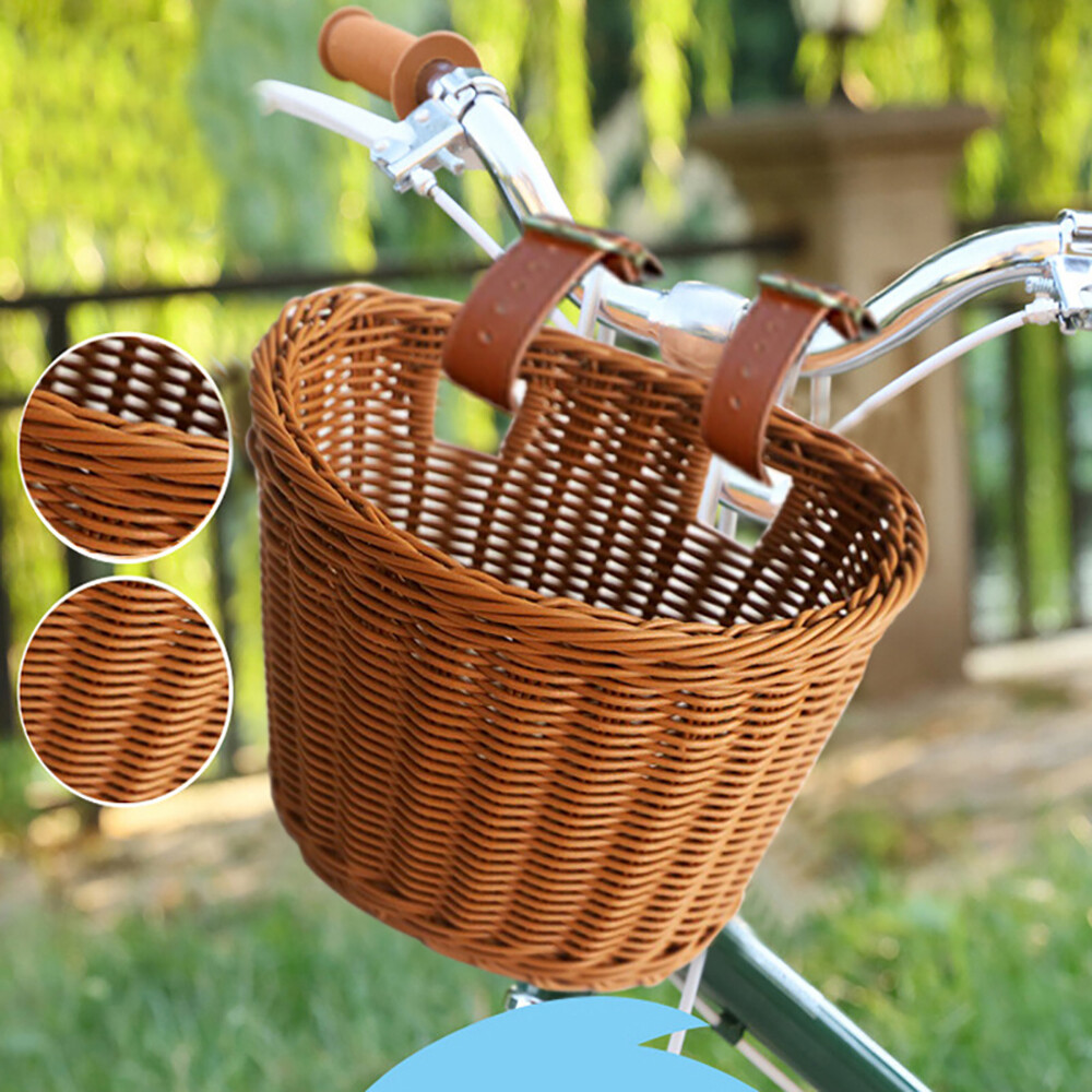 Wicker Basket Detachable Basket For Bike Market Bike Basket