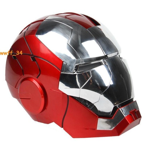 Iron Man MK5 1:1 AUTOKING Wearable Voice-control Mask Helmet Cosplay Halloween - Picture 8 of 17