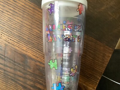 Tervis 24oz Autism Awareness Rainbow Puzzle PCs Tumbler W Lid