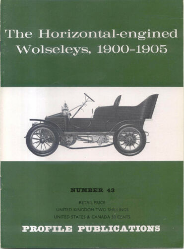 Wolseley Horizontal engined 1900-1905 Profile No. 43 inc 100m trial car, Beetles - Picture 1 of 2