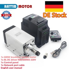 『DE』 600W ER11 Brushless Spindle Motor 12...
