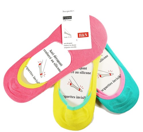3 LADIES INVISIBLE H&N TRAINER FOOTSIES PUMP SOCKS UK SIZE 35-38 (UK 3-6) - Picture 8 of 11