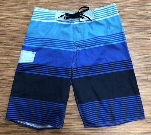 NEW Nonwe Men's 32 Sportwear Quick Dry Board Shorts Trunks Lining Gradient Blues - 第 1/9 張圖片