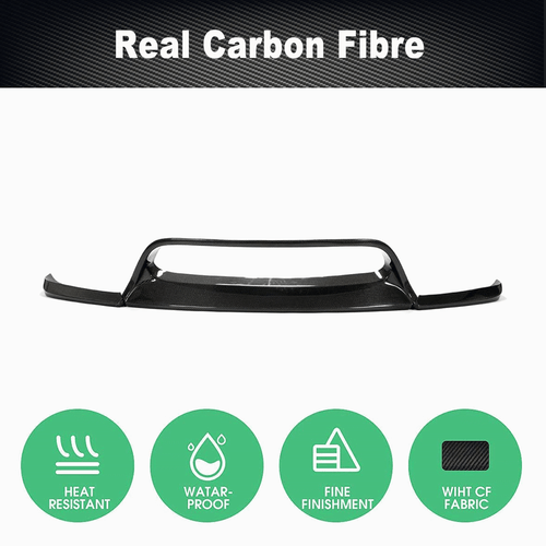 Spoiler paraurti anteriore labbro carbonio 3 pezzi adatto per BMW X5M X6M 2010-2014 - Foto 6 di 12
