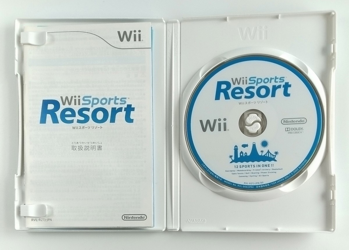 Wii Sports Resort Nintendo Wii game software Japanese Version | eBay