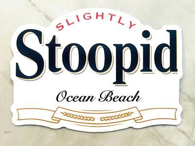 SLIGHTLY STOOPID Cerveza 2024 Ltd Ed New RARE Sticker +BONUS Rock Punk Stickers!
