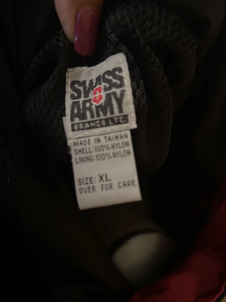 Cortavientos vintage Swiss Army para hombre talla XL Foto 4 de 4