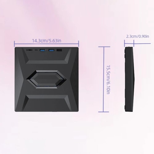 Lettore Masterizzatore Scrittore 7in1 Unità CD DVD Esterno USB 3.0 per Laptop Windows 11 10 - Foto 6 di 20