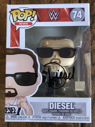 Kevin Nash signed Diesel Funko Pop. WWE Beckett PSA witnessed COA Black Ink - Picture 4 of 11