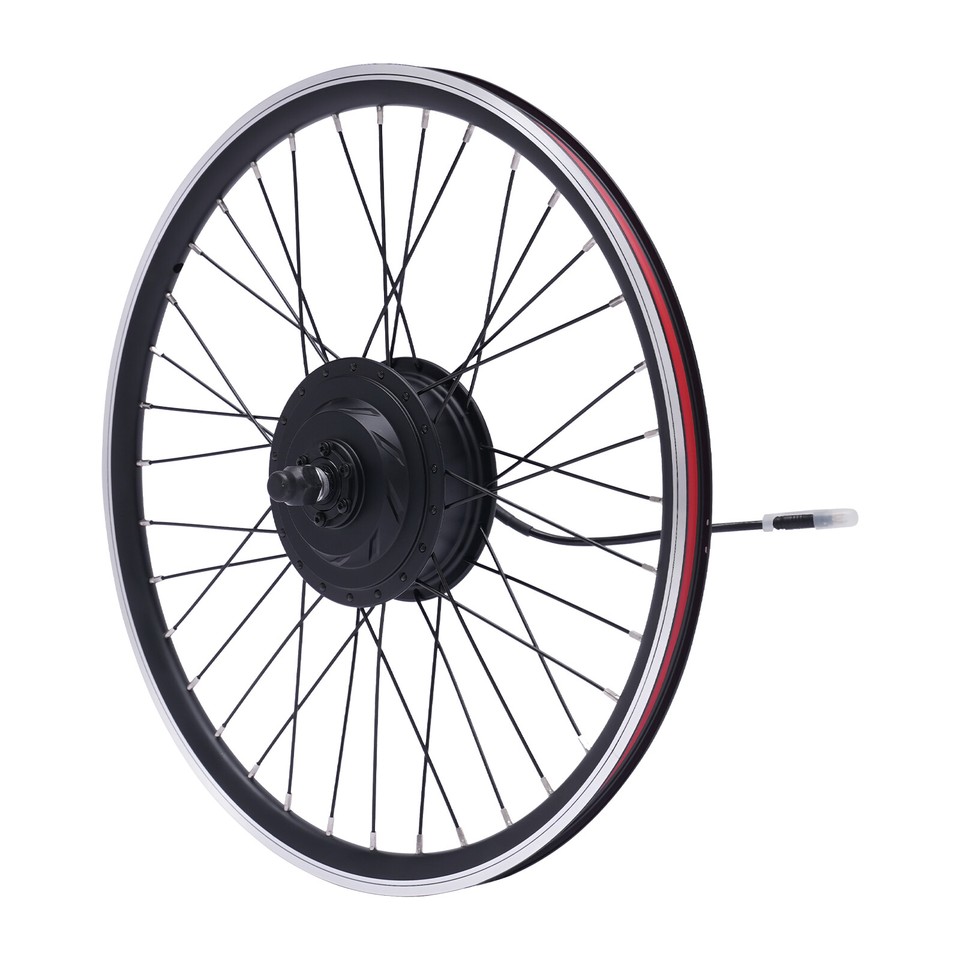 24" 500W 36Volt EBike Front Wheel Electric Bicycle LCD Hub Motor