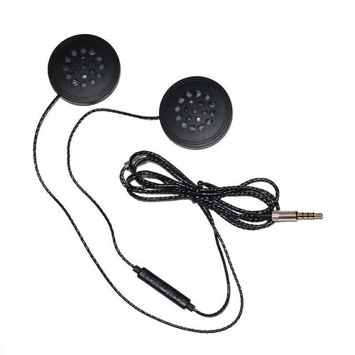 Motorrad Helm Headset HiFi Stereo Kabel Kopfhörer Gegensprechanlage - Zdjęcie 10 z 11