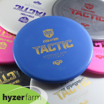 Discmania EVOLUTION EXO HARD TACTIC *pick color/weight* Hyzer Farm approach disc