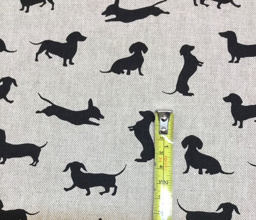Tela de salchicha Chatham Glyn para perro, aspecto de lino para cortina/tapicería/cojín - Imagen 3 de 6