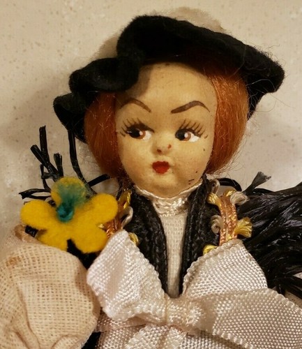 Beautiful Antique Austrian(?) Doll, 5" - Picture 2 of 5