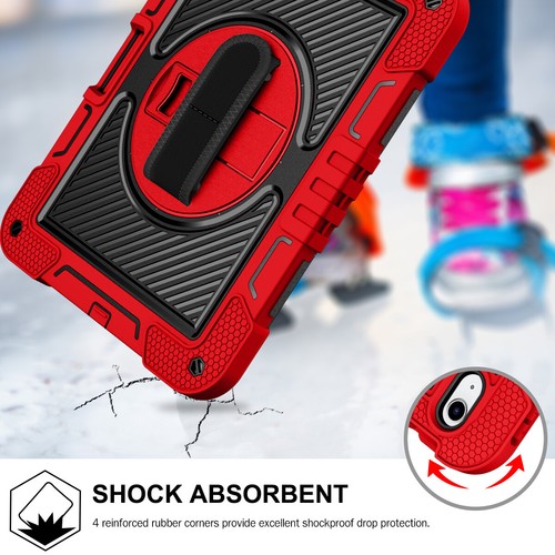 Rugged Stand Hard Case Shockproof Cover Strap For iPad 7/8/9/10th 6/5th Gen Air4 - Picture 25 of 67