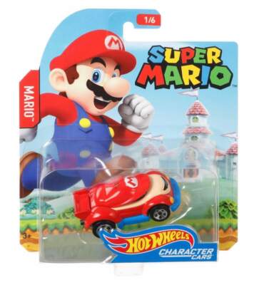 NINTENDO SUPER MARIO HOT WHEELS NEW! DAMAGED BOX | eBay