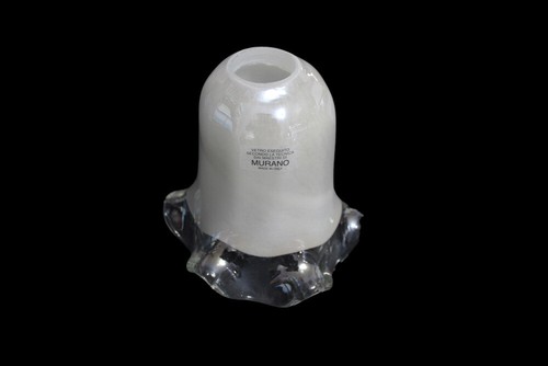 Vetro coppa ricambio lampadario applique lampada plafoniera lumetto Sole bianco - Imagen 2 de 3
