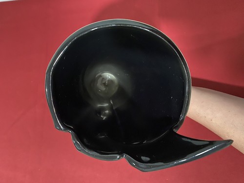Jarrón de colección pergamino y pino de cerámica de casco de 10 - Imagen 6 de 10