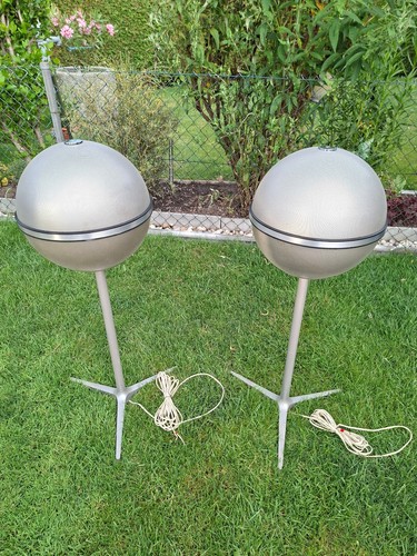 70 er Jahre Vintage Grundig Kugelboxen auf Ständer - Bild 1 von 17